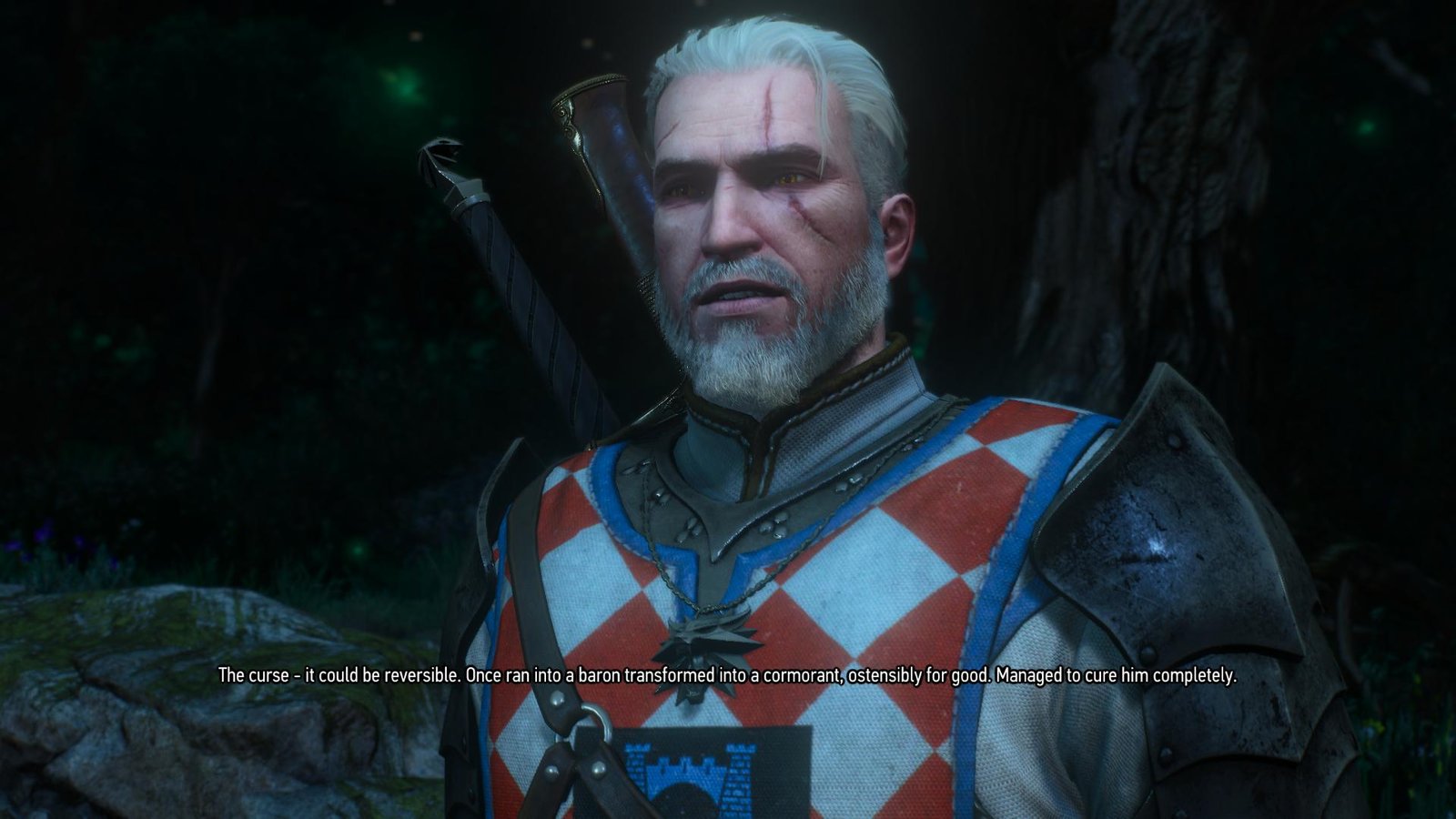 Geralt says, 