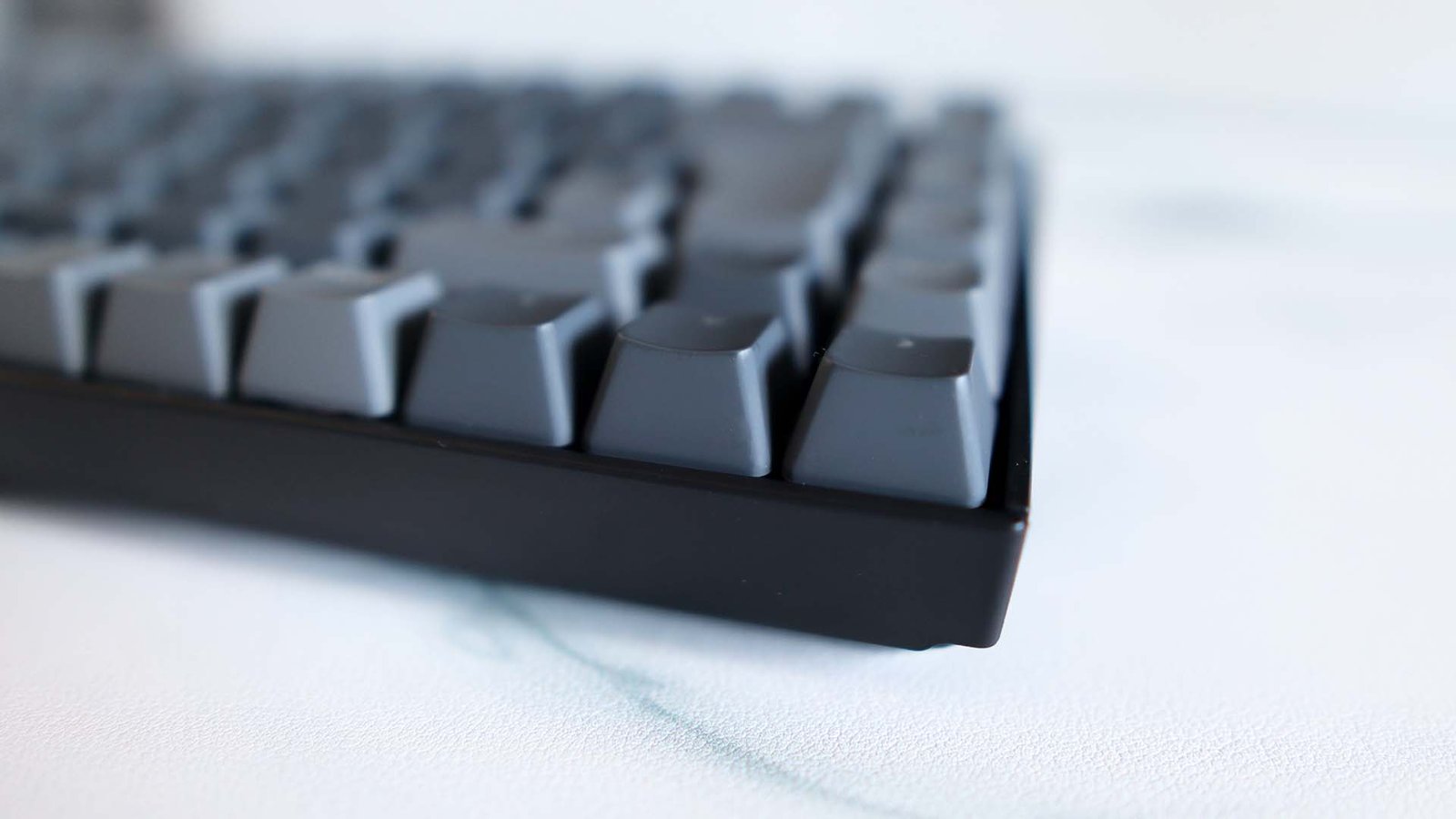 Keychron K2 gaming keyboard pictured on a desk
