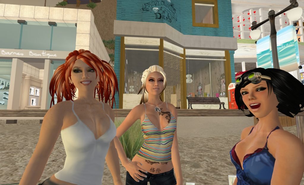 Some characters in second life.